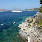 Sea Cloud liegt vor Anker