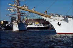 Sea Cloud mit Schieflage