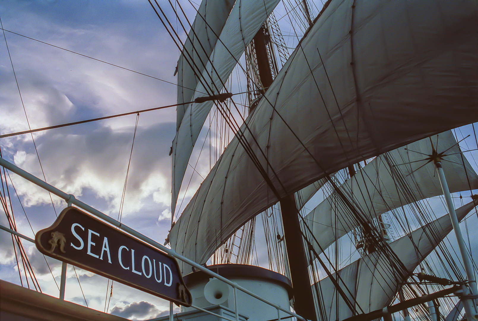 Sea Cloud unter Segeln