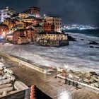 Sea storm in Boccadasse