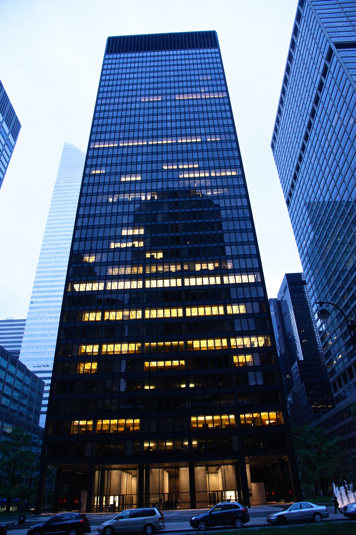 Seagram building...