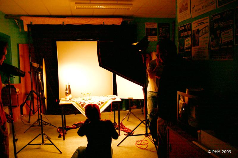 Séance nature morte au studio