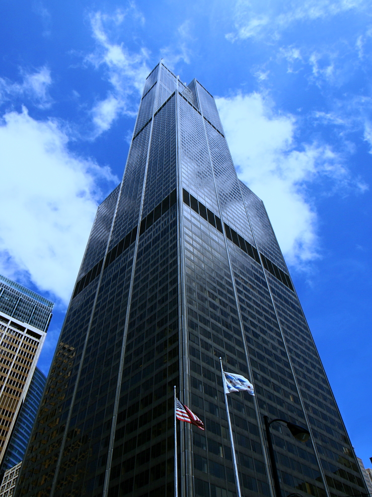 Sears Tower mit blauem Himmel