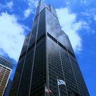 Sears Tower mit blauem Himmel