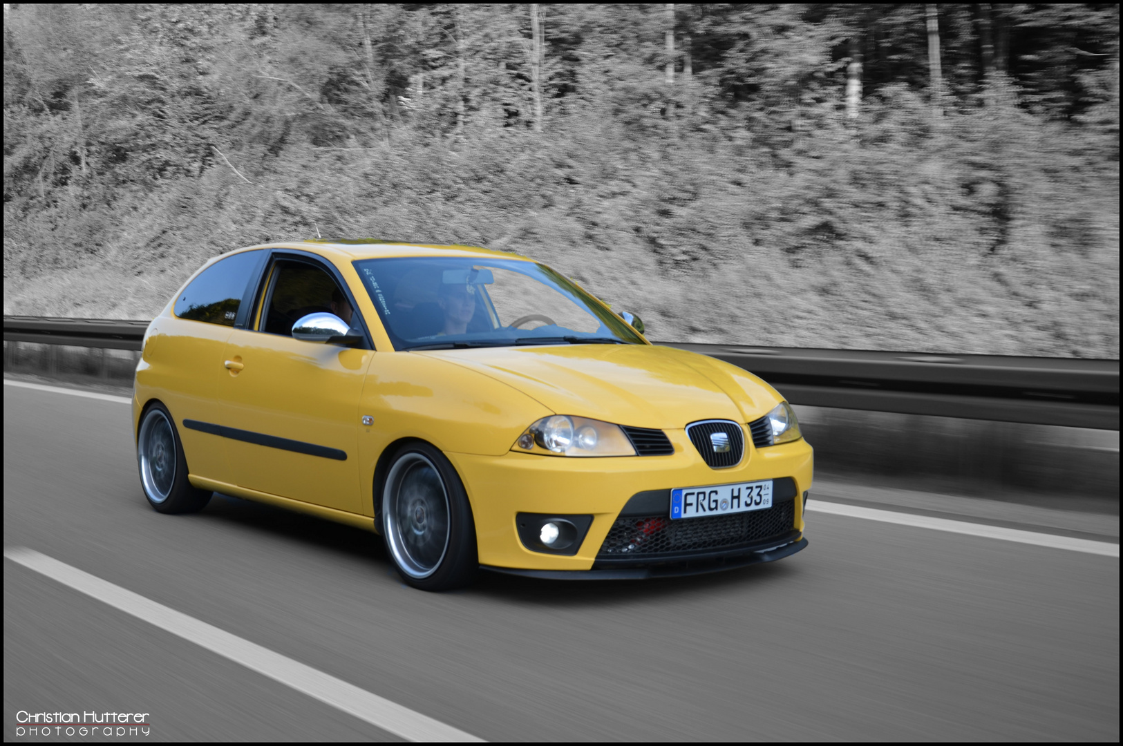 Seat Ibiza on the Road