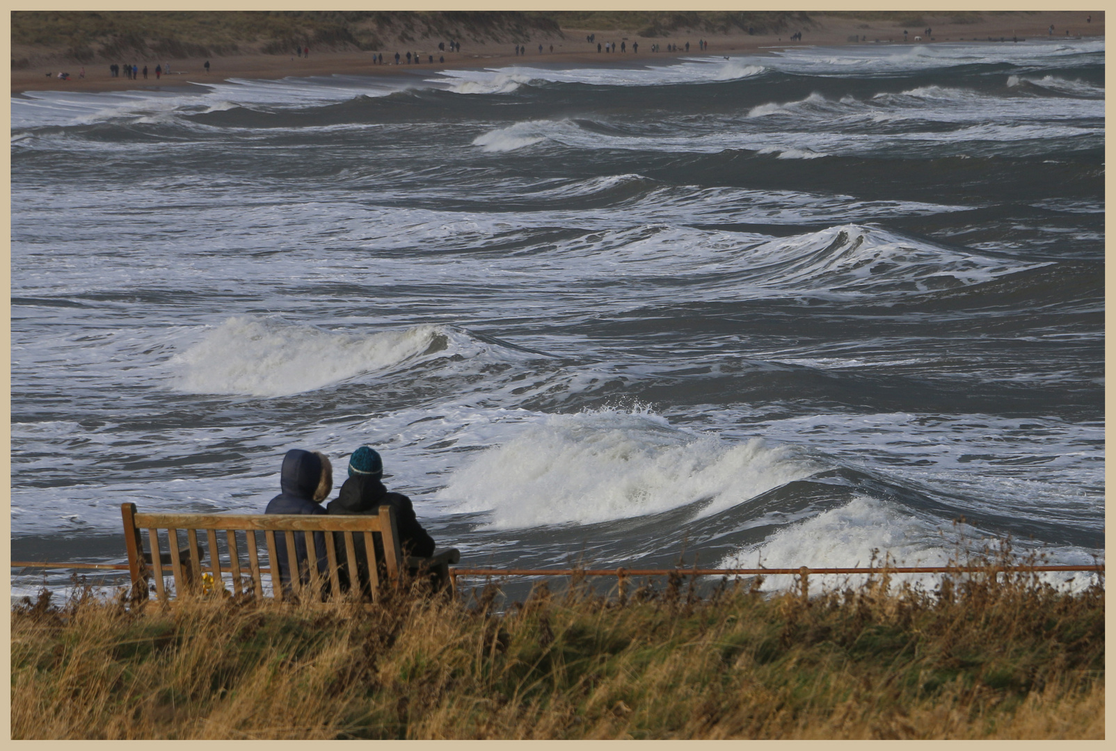 seaton sluice in winter