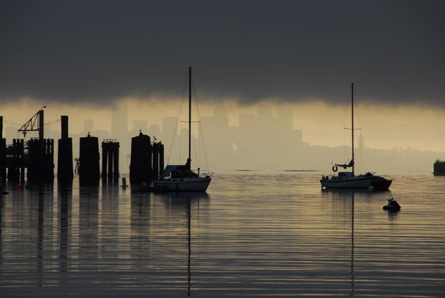 Seattle at Dawn by Filmore Rose