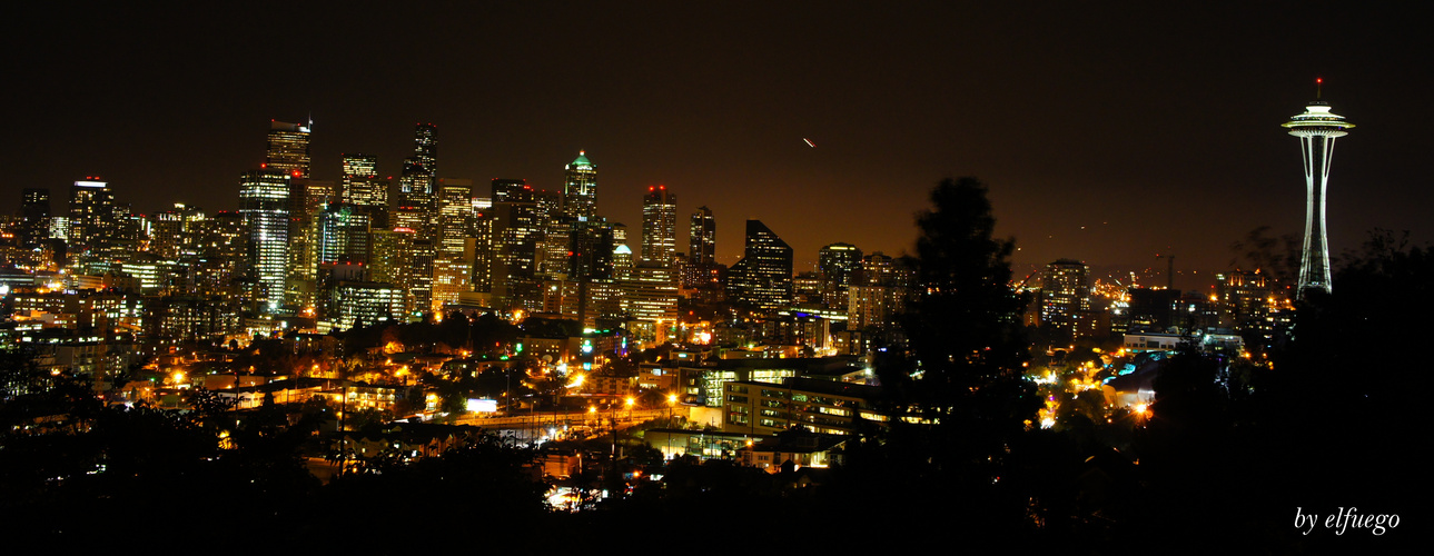 Seattle by night