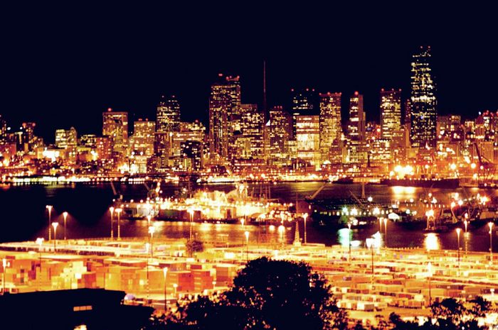 Seattle by Night von West Seattle...