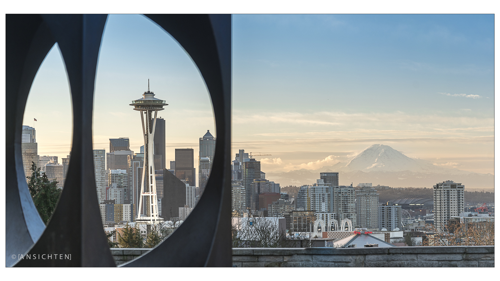 [Seattle I Spaceneedle I Mt Ranier]