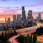 Seattle light trails