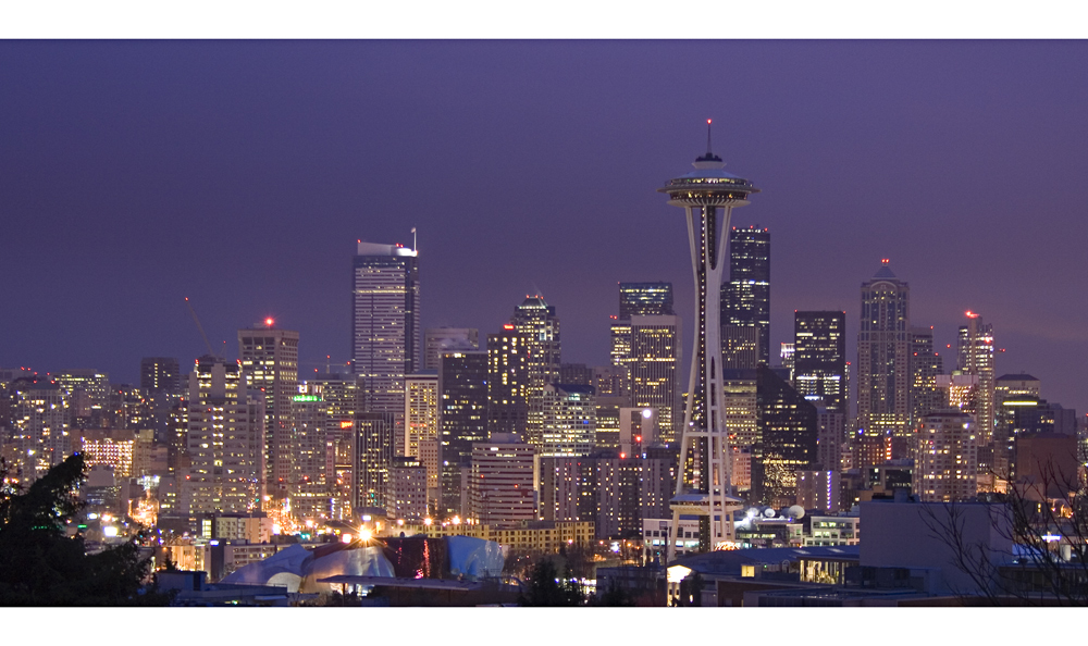 Seattle Skyline at Night