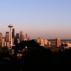 Seattle Skyline im Abendrot