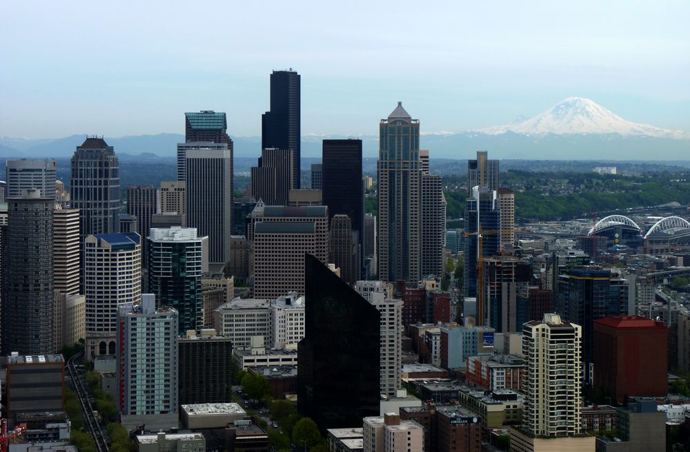 Seattle Skyline & Mt. Rainier