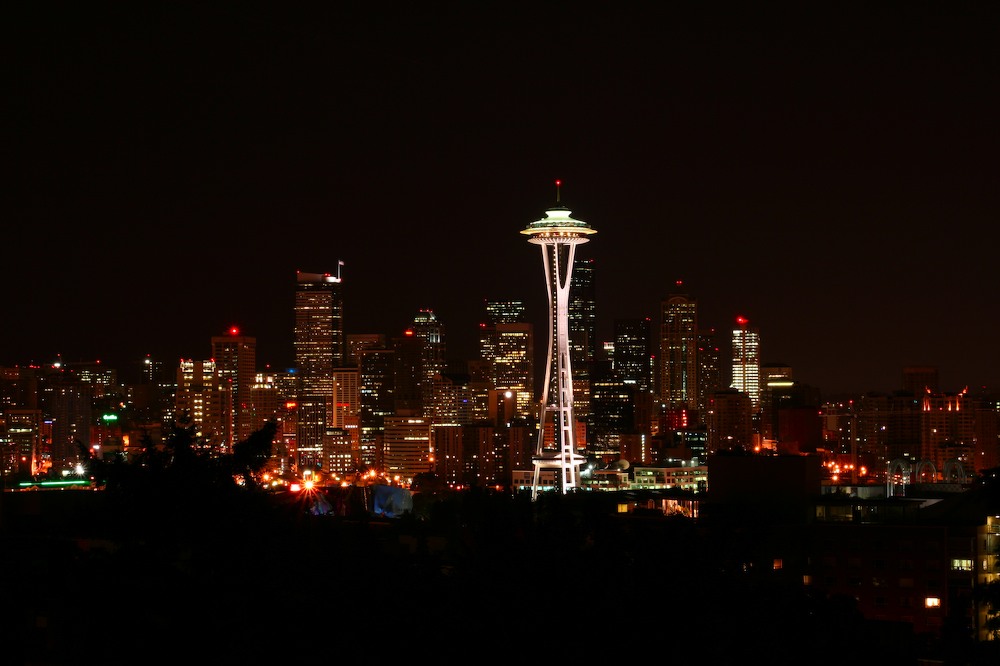 Seattle Skyline @ night