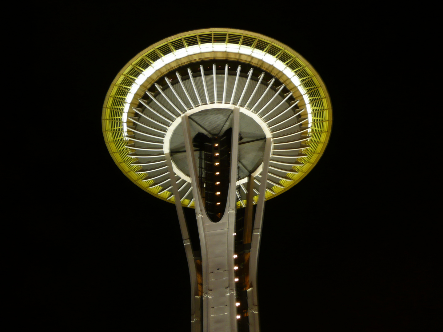 Seattle Space Needle by night
