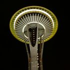 Seattle Space Needle by night