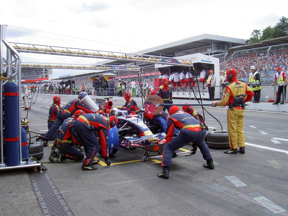 Seb - in Q3 - Hockenheim 2008 - Sebastian Vettel -im Toro Rosso