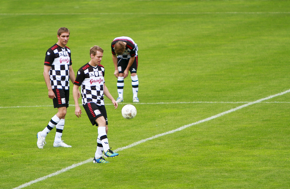 Sebastian Vettel beim Kick für Kinder