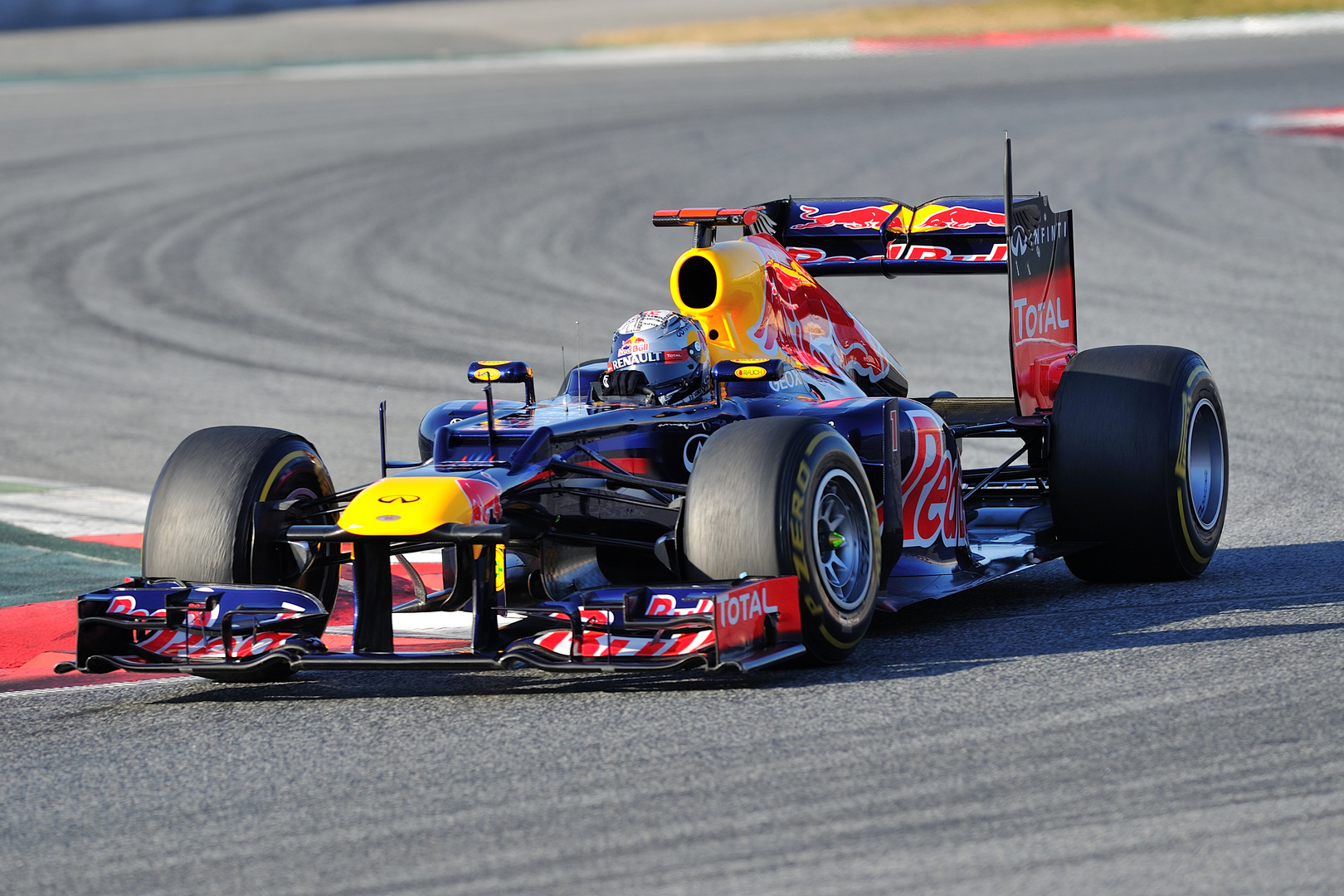 Sebastian Vettel F1 Test Barcelona 2012