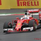 Sebastian Vettel im Ferrari 