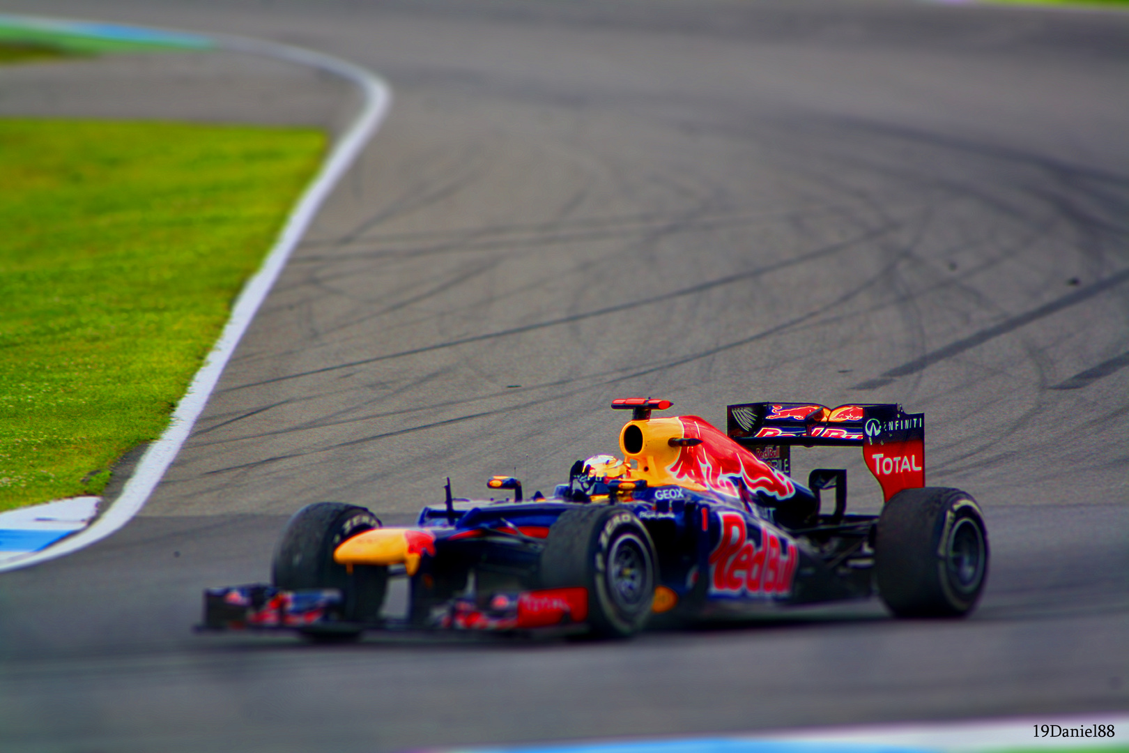 Sebastian Vettel nach dem GP Deutschland 2012 - Hockenheim