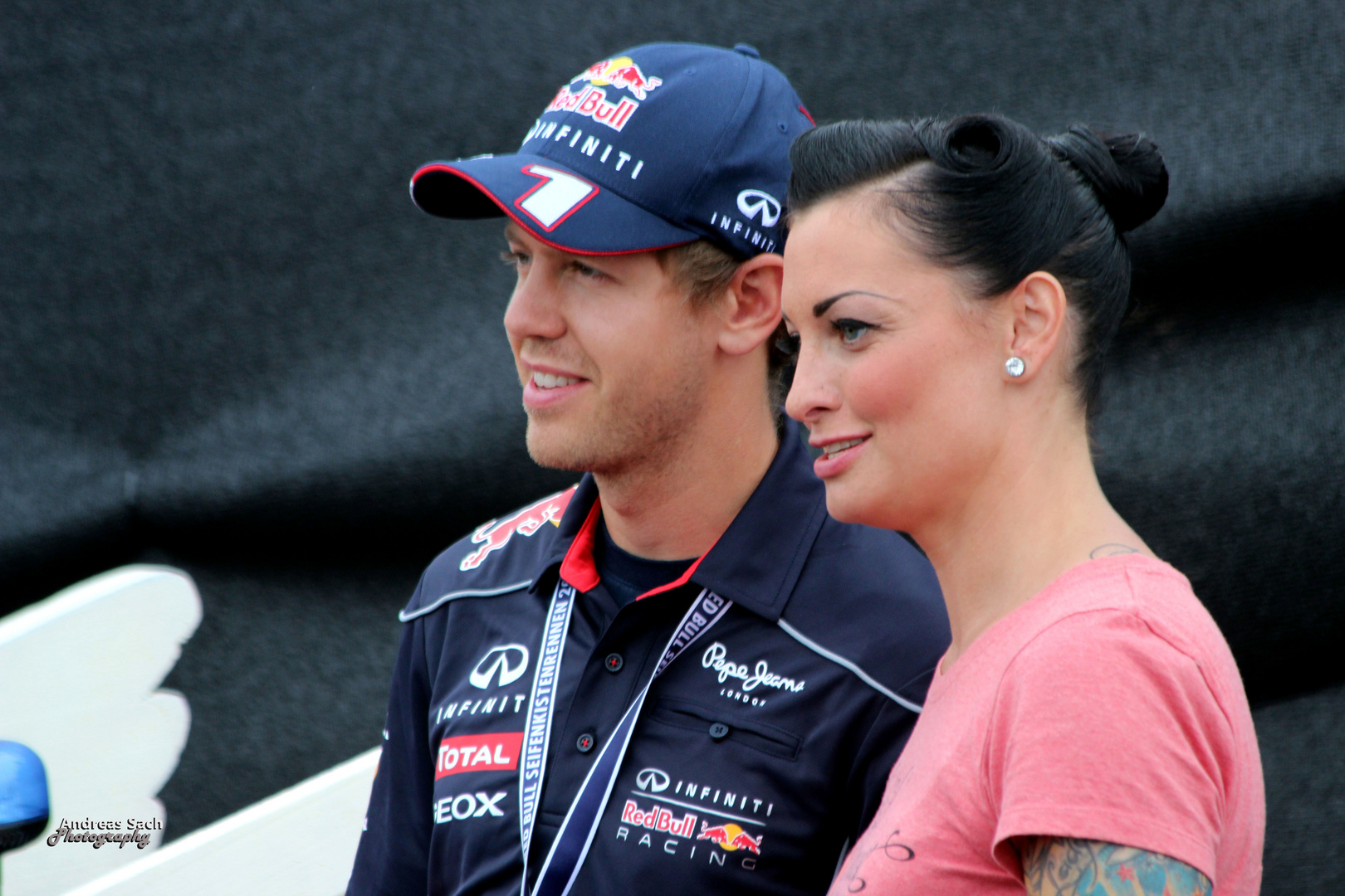 Sebastian Vettel und Lina van de Mars in Herten