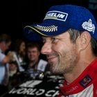 Sebastien Loeb après sa victoire au Rallye de France - Alsace 2012.