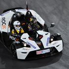 Sebstian Vettel im KTM X-BOW