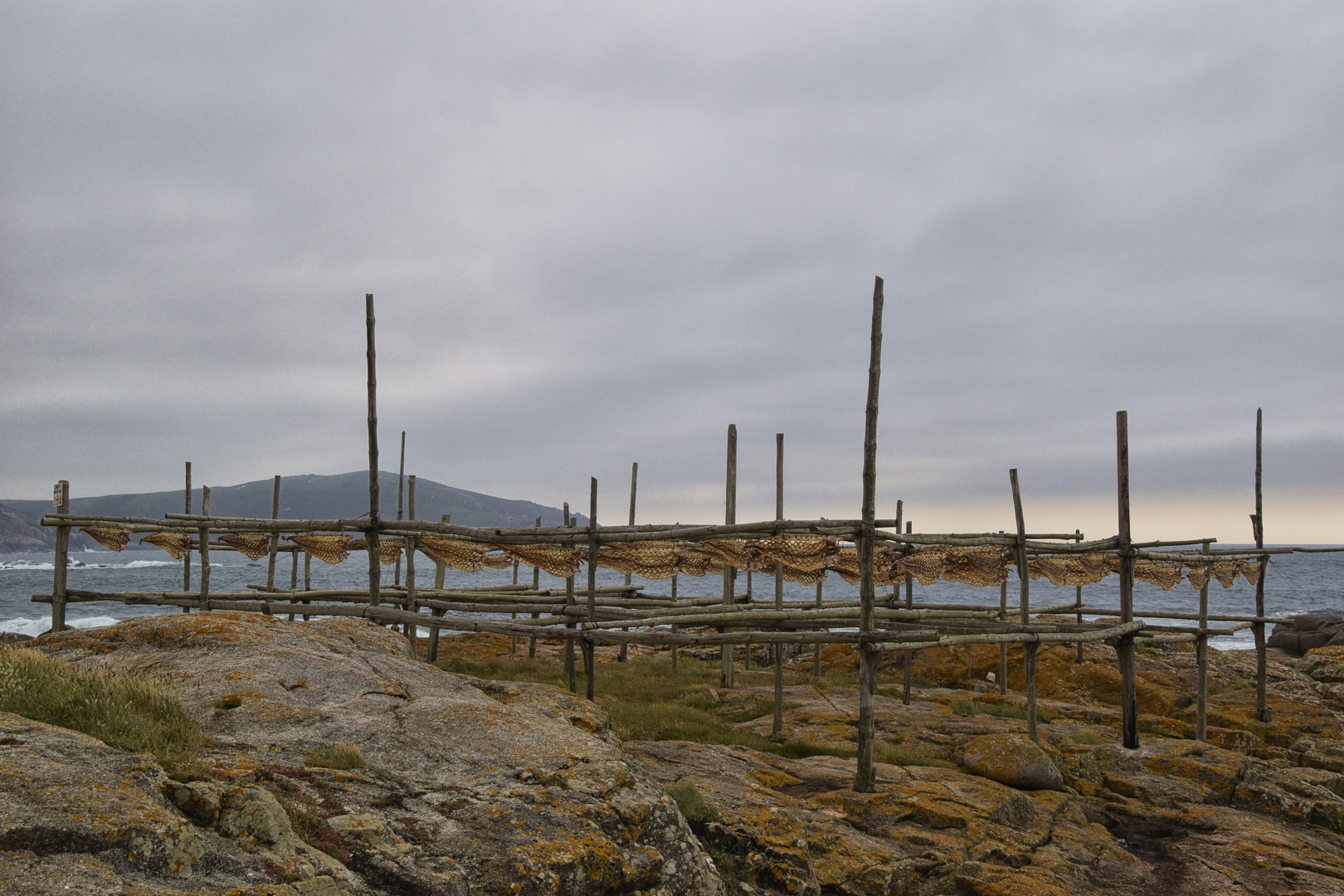 Secadero de congrios de Muxia (A Coruña)