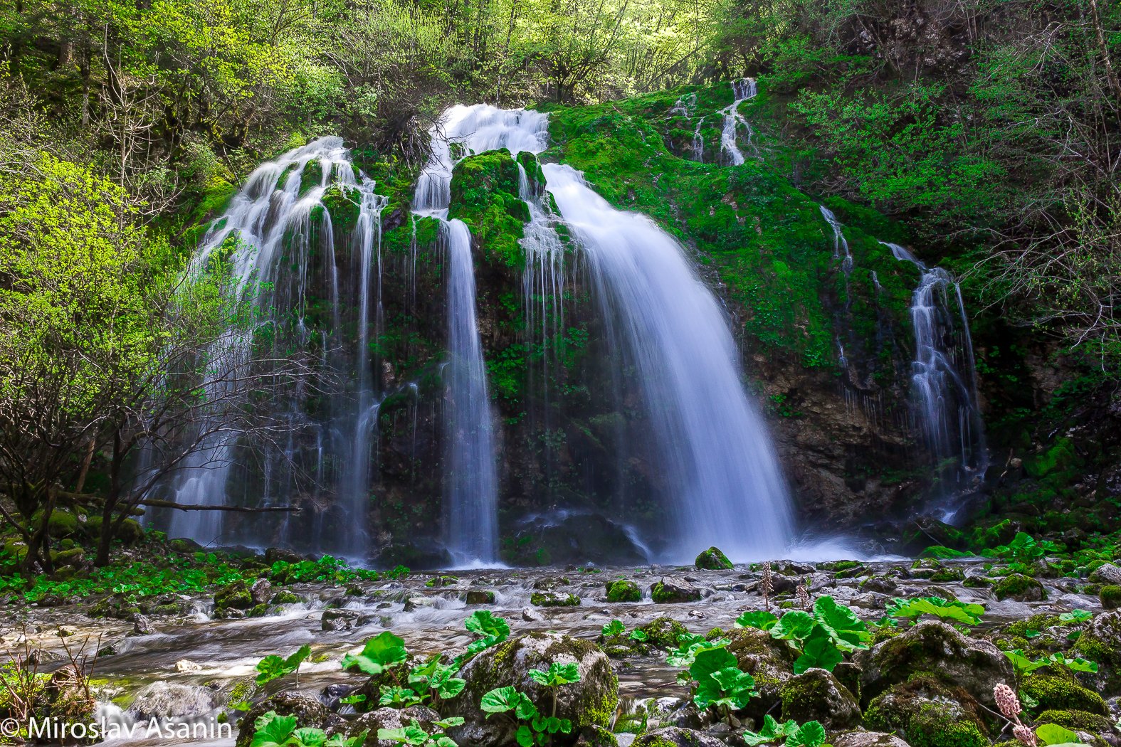 Second waterfall in Bohinjska Bistrica Slovenia