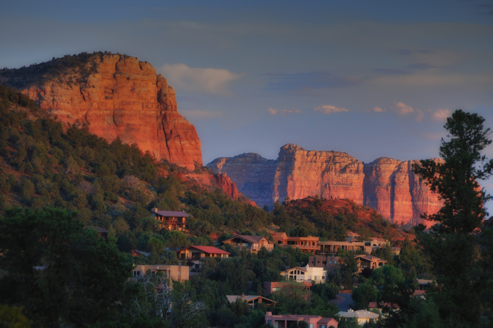 sedona evening glow