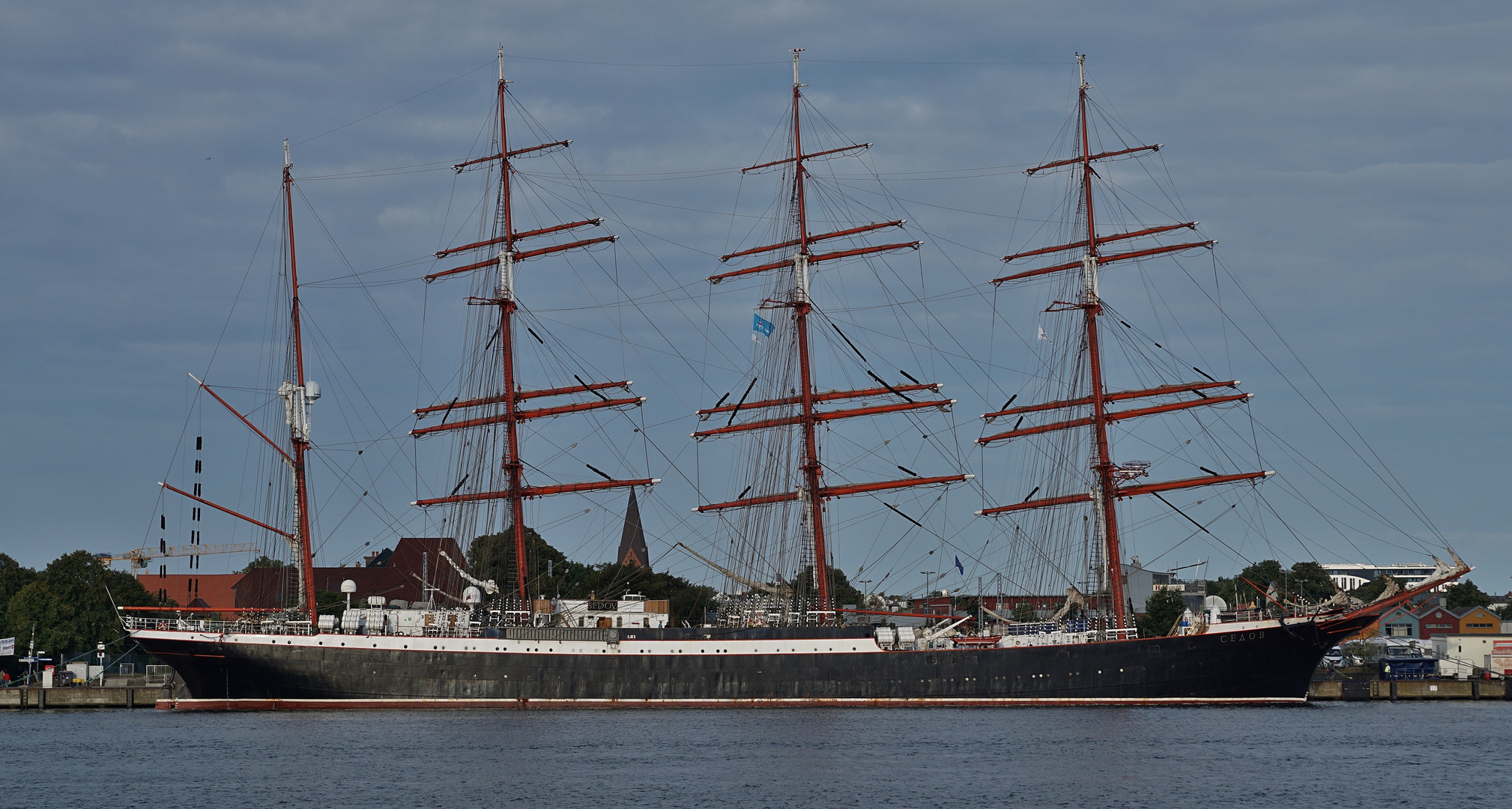 Sedov in Warnemünde