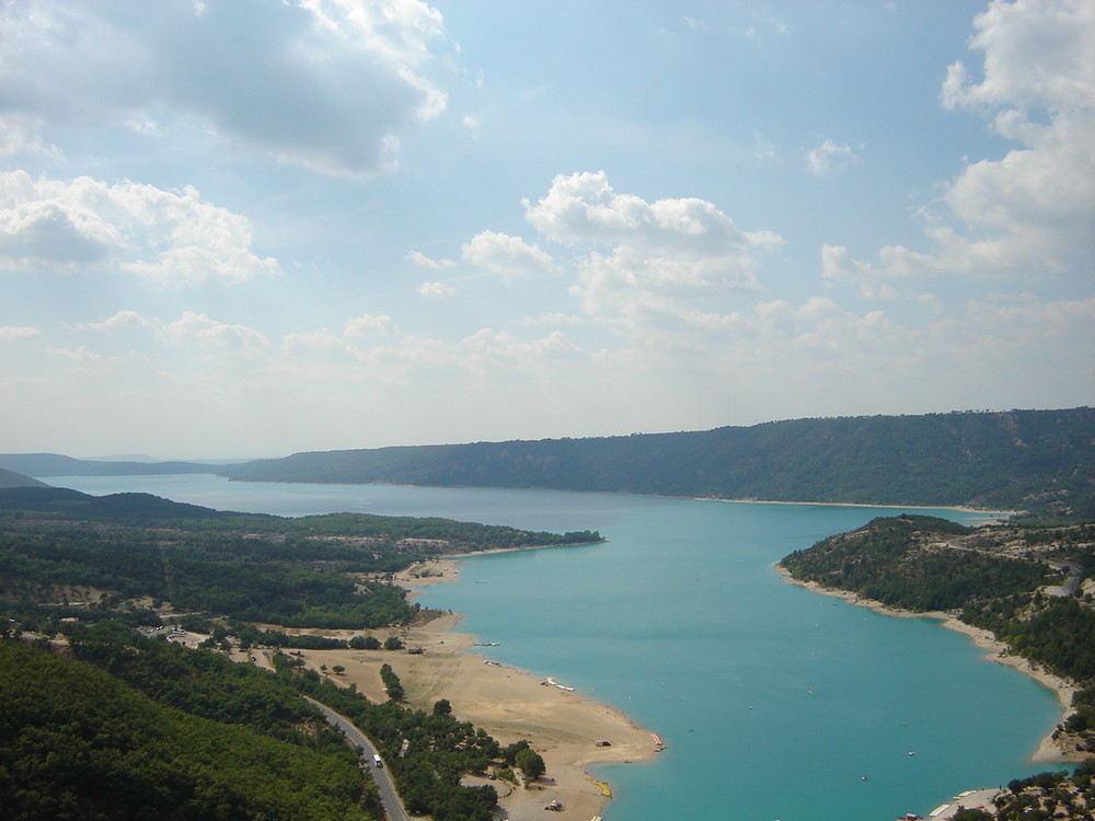 See am Ende der Schlucht des Verdon