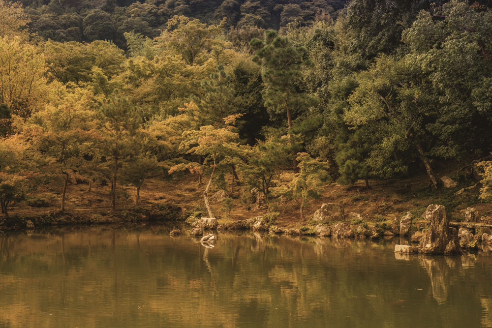 See am Tenryu-ji Tempel