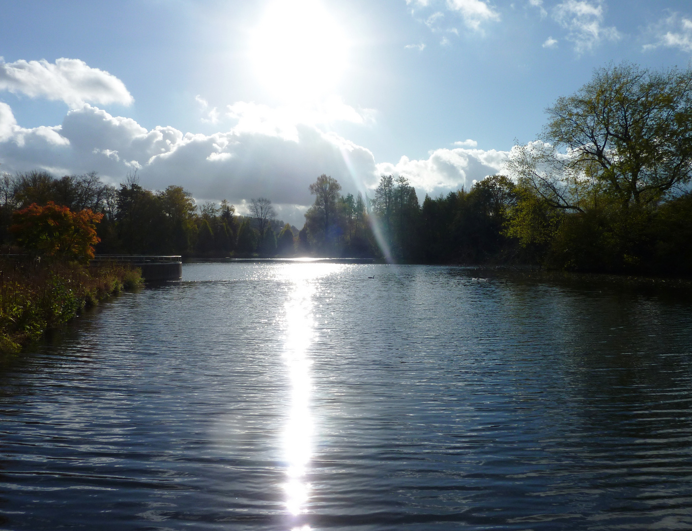 See am Wittringer Wasserschlöss bei Gladbeck