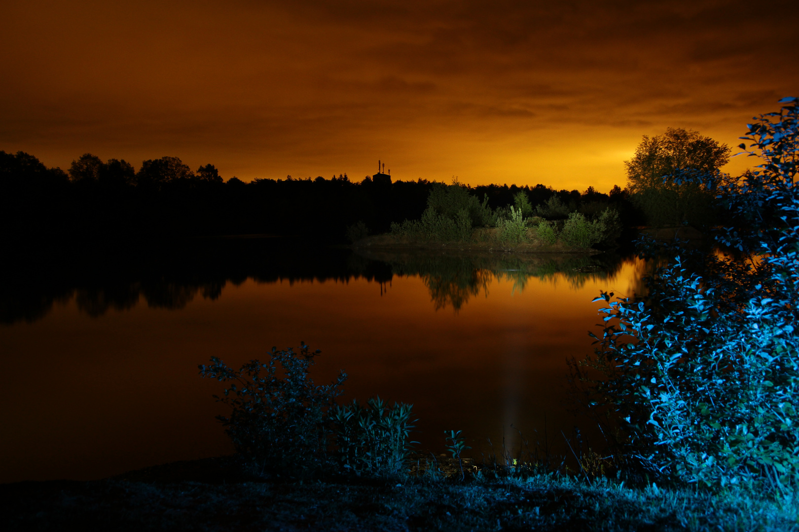 See bei Nacht