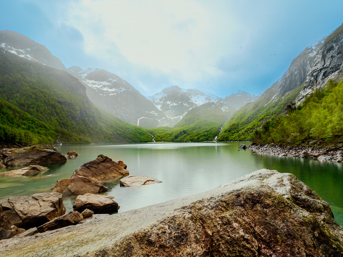 See bei Rosendal, Norwegen