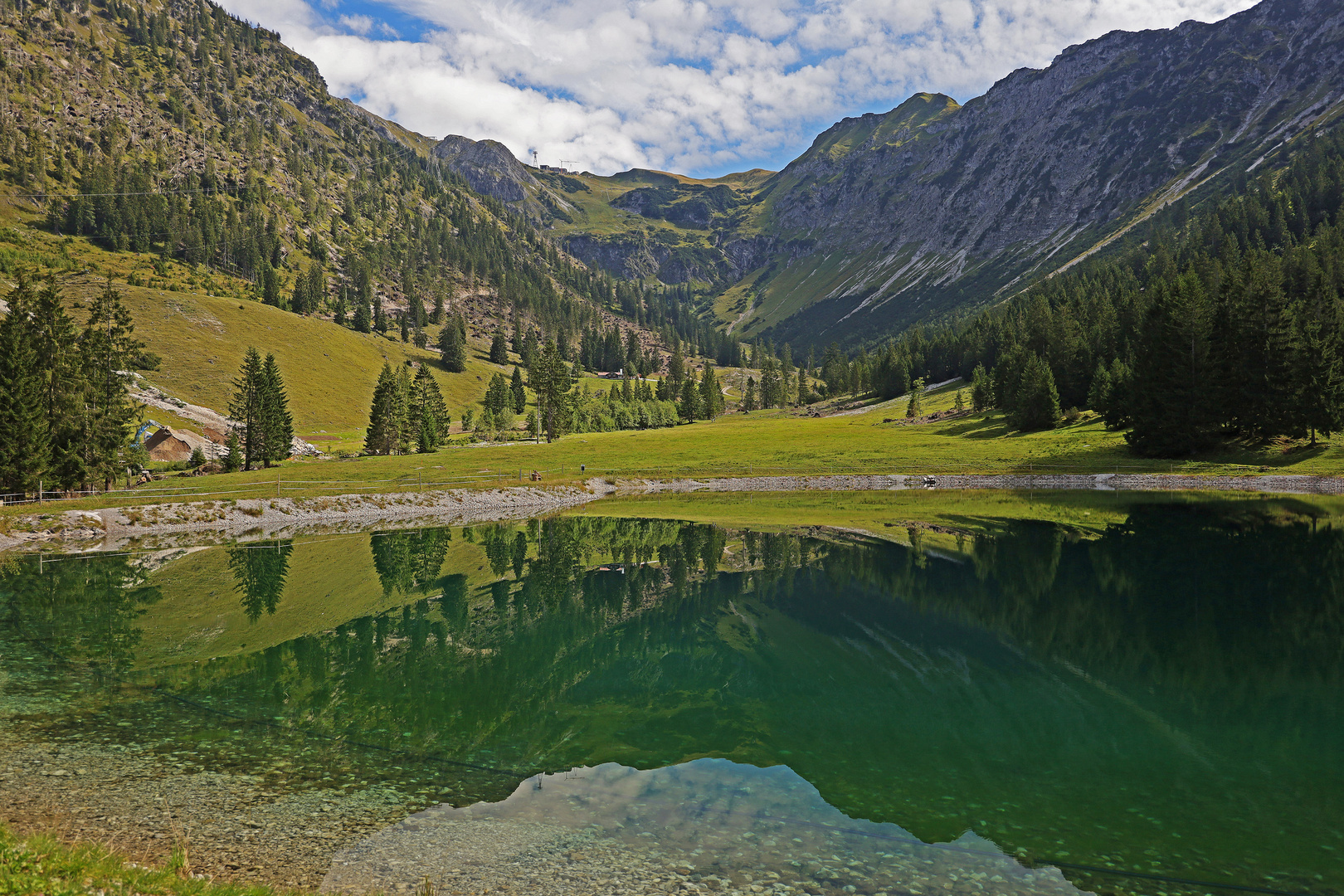 See Beim Berggasthof Seealpe Oberstdorf Foto Bild Wolken Panorama Natur Bilder Auf Fotocommunity