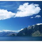 See, Berge und Wolken - Lake Hawea