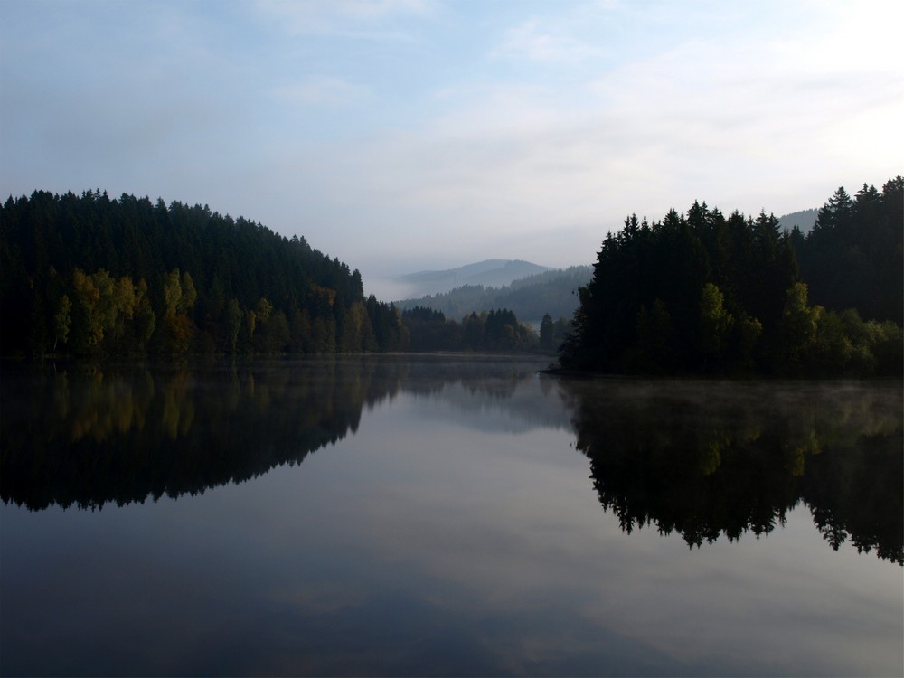 See im Harz, Herbstmorgen