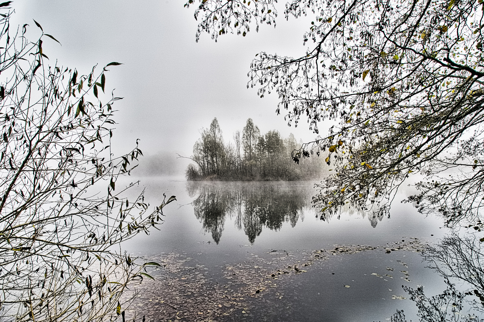 See im Herbstnebel