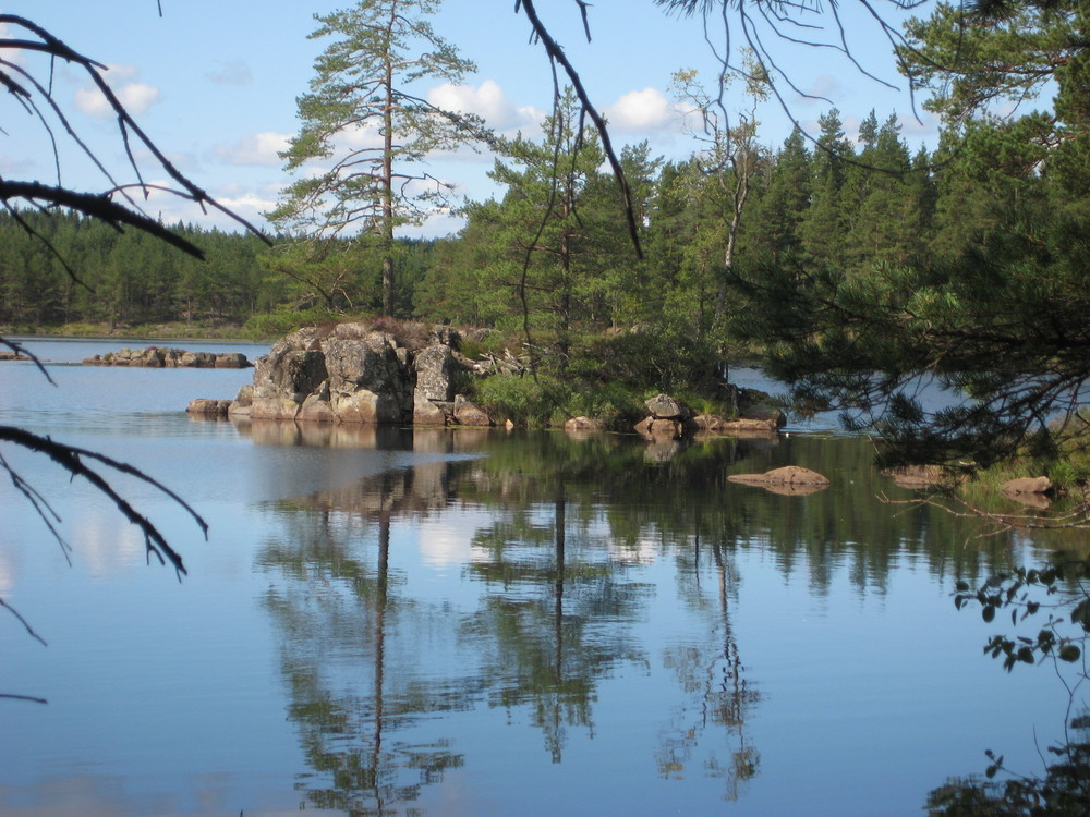 See im Hunneberg Nationalpark Schweden