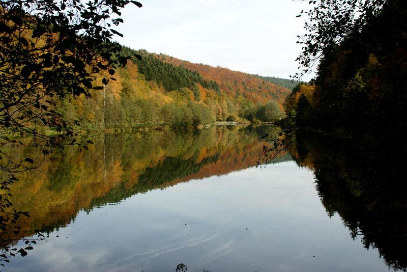 See im Spessart im Herbst