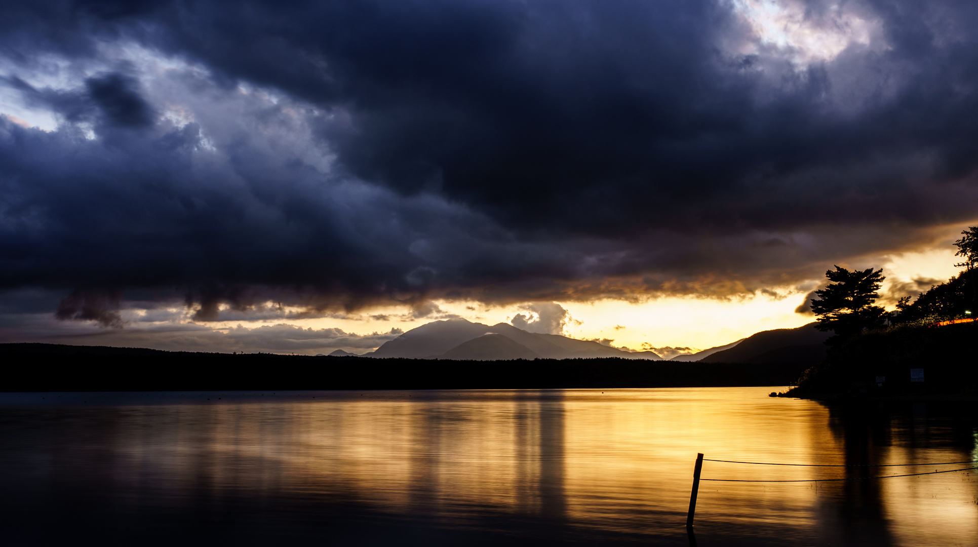 See in der Five Lakes Region, Mount Fuji, Japan