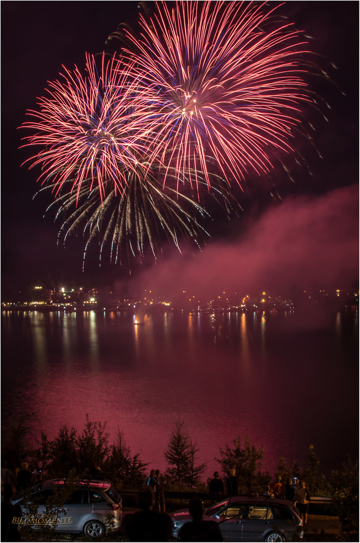 "See in Flammen" am Klopainer See in Kärnten