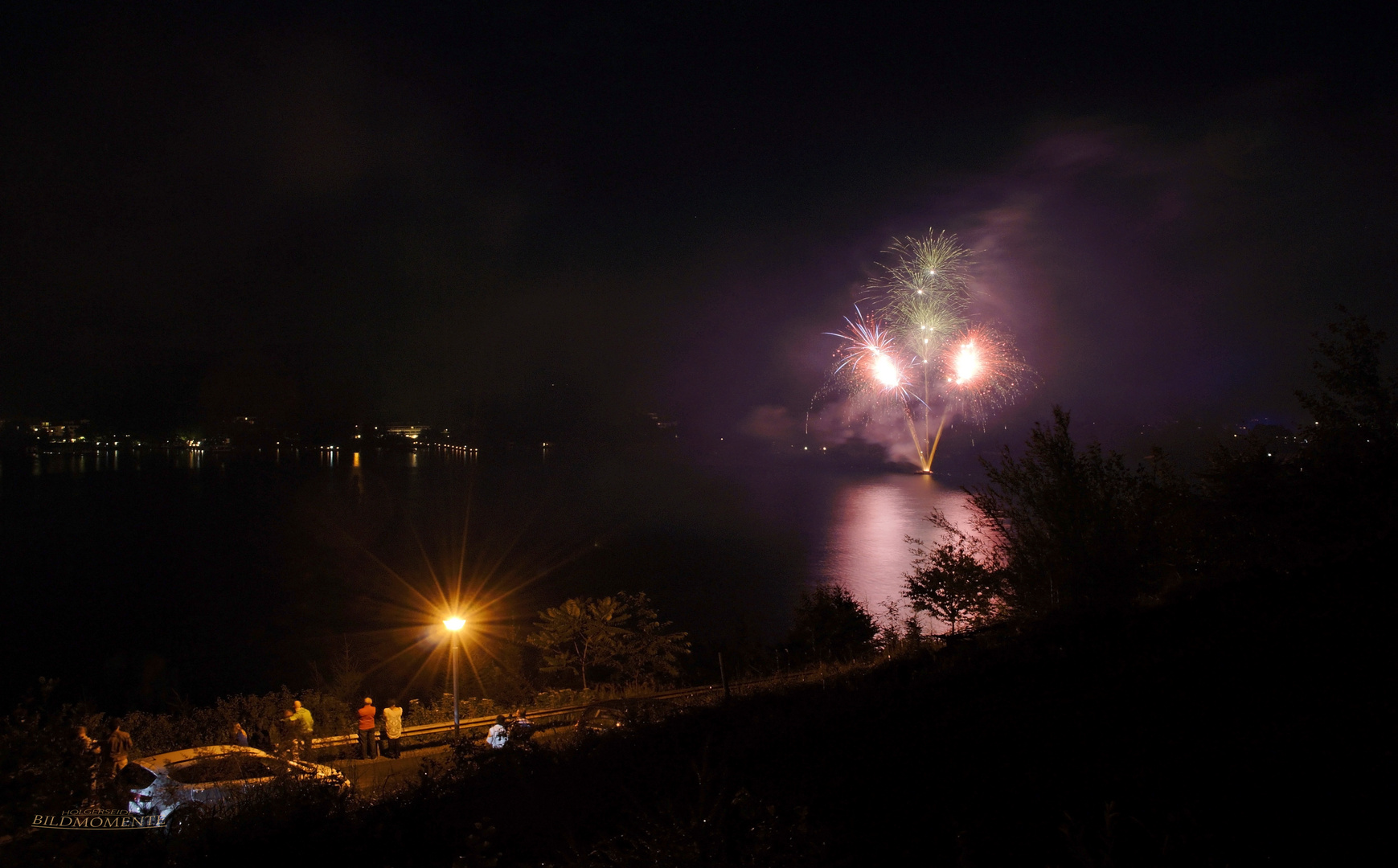 "See in Flammen" am Klopainer See in Kärnten