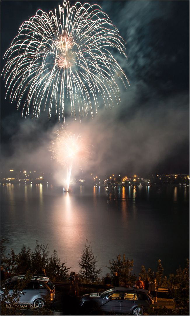 "See in Flammen" am Klopainer See in Kärnten