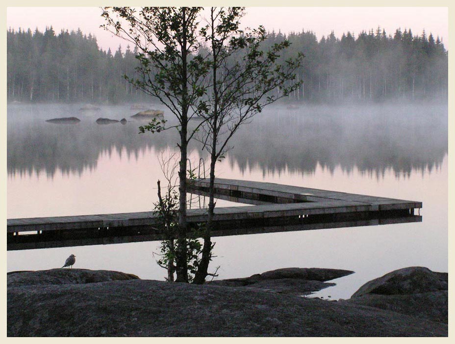 See in Schweden, morgens um 5:02 Uhr