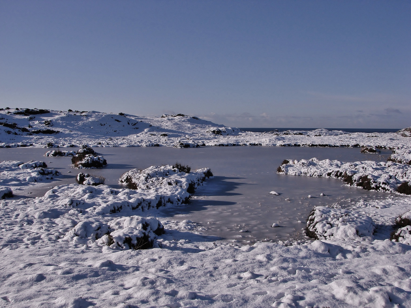 See + Meer + Himmel im Winter